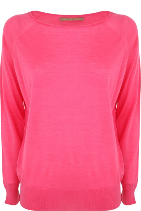 Nuur Sweaters for Women Nuur Wide Neckline Pullover