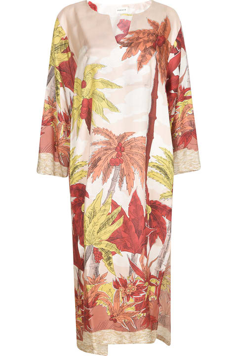 Parosh Dresses for Women Parosh Tropical Print Dress