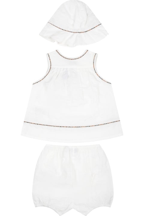 White Sports Suit For Baby Girl