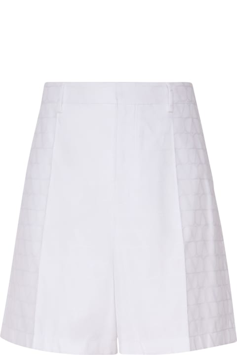 Valentino Garavani Pants for Men Valentino Garavani Shorts Iconograph In Cotton