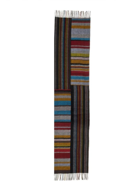 Paul Smith Men Scarf Dbl Face Stripe | italist