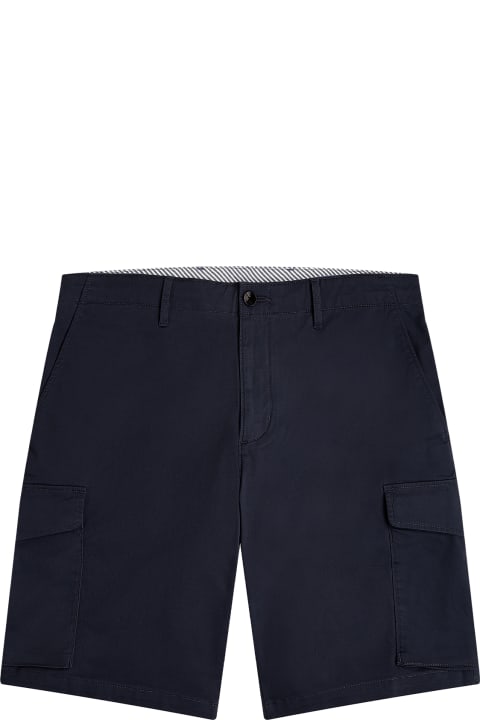 メンズ Tommy Hilfigerのボトムス Tommy Hilfiger Navy Men's Bermuda Shorts With Pockets