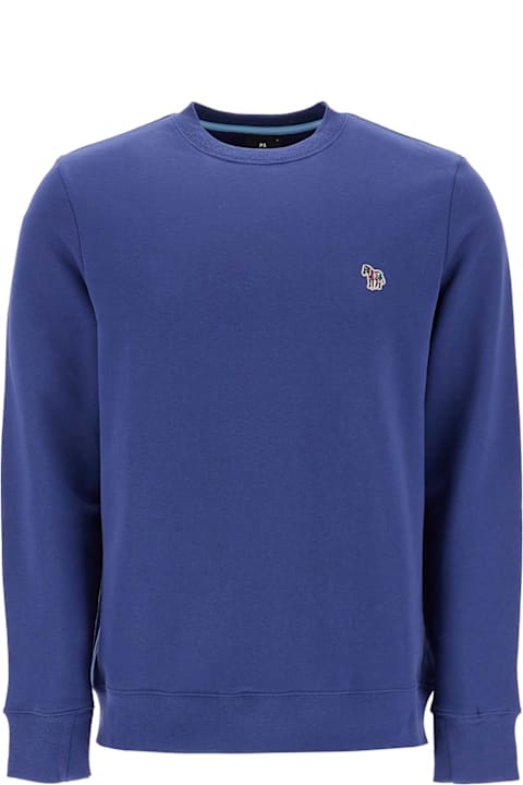 PS by Paul Smith for Men PS by Paul Smith Zebra Patch Crewneck Sweatshirt