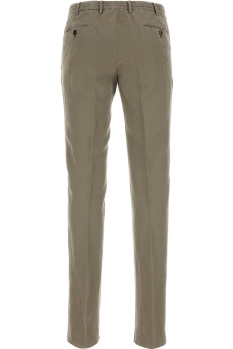 PT01 Clothing for Men PT01 Dove Grey Lyocell Blend Pant