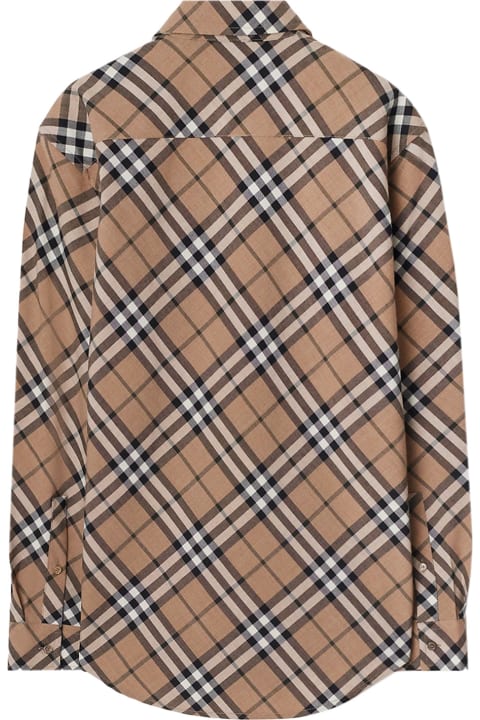 Homeware Burberry Check Wool Blend Shirt