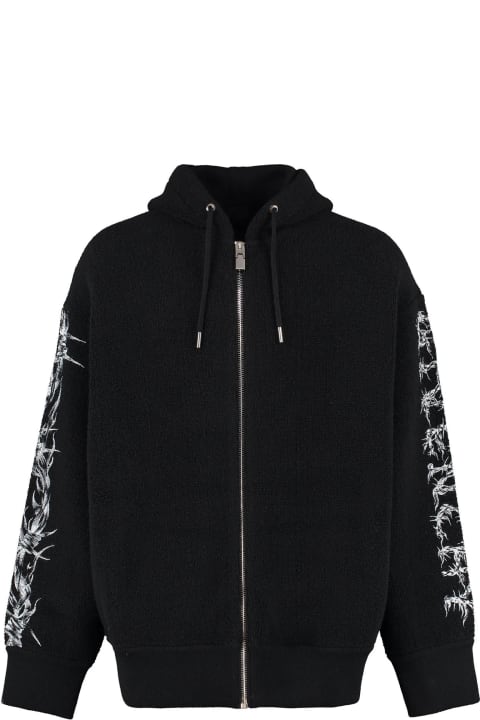 Givenchy Sale for Men Givenchy Wool Zipped Hoodie