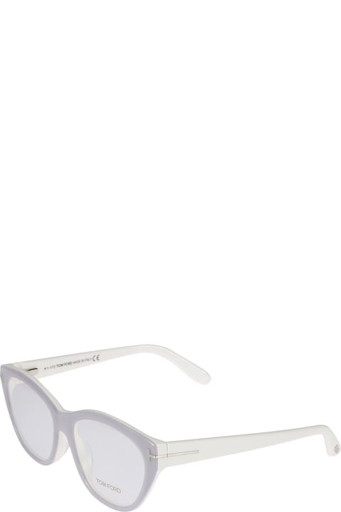 インテリア Tom Ford Eyewear T-plaque Clear Glasses