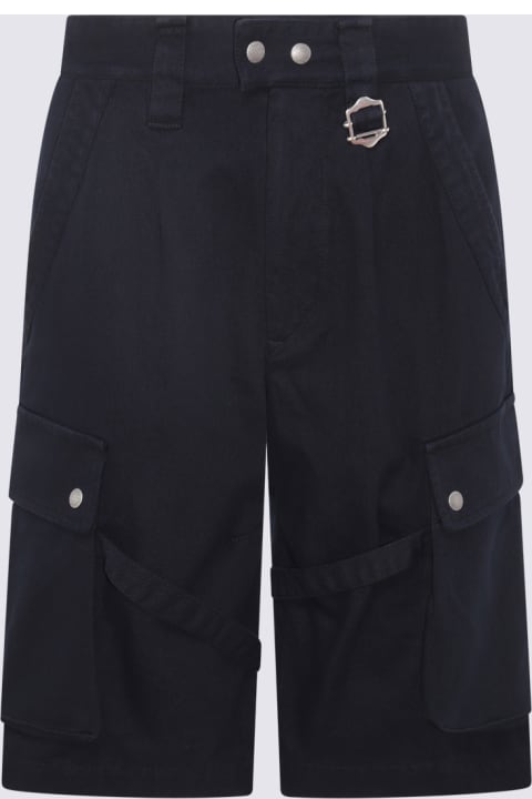 Clothing for Men Isabel Marant Black Cotton Cargo Shorts