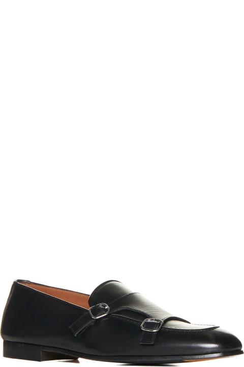 Doucal's Loafers & Boat Shoes for Men Doucal's Double-buckle Loafer In Black Leather