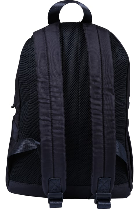 Fashion for Kids Hugo Boss Bleu Backpack For Boy With Logo