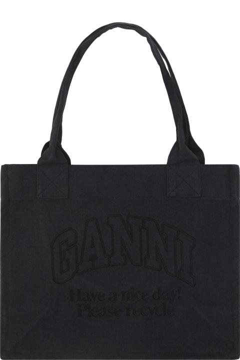 Ganni Women Ganni Easy Shopper Handbag