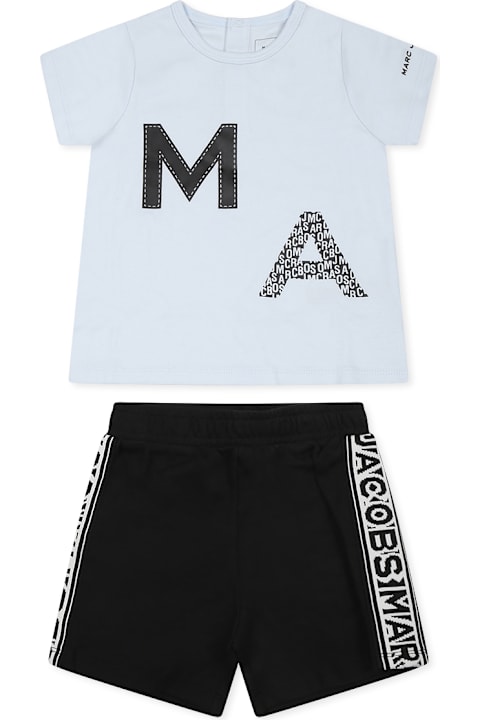 Homeware Marc Jacobs Multicolor Suit For Baby Boy With Logo