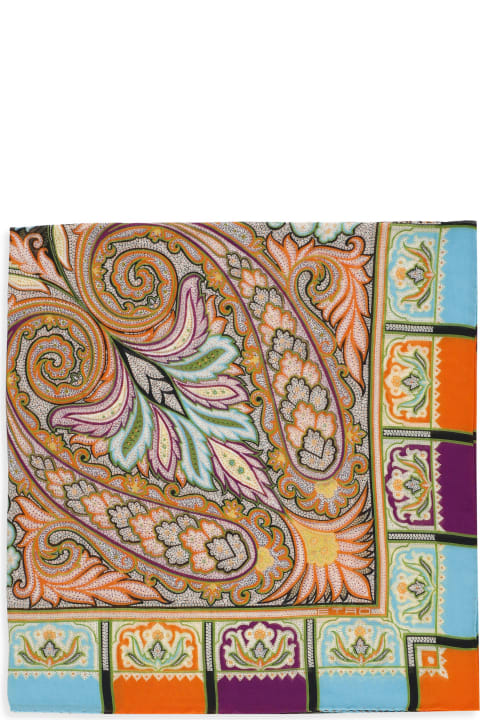 Accessories for Women Etro Shawl With Paisley Print