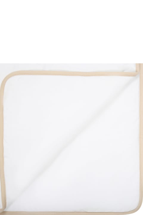 ベビーガールズ Balmainのアクセサリー＆ギフト Balmain White Blanket For Babies With Logo