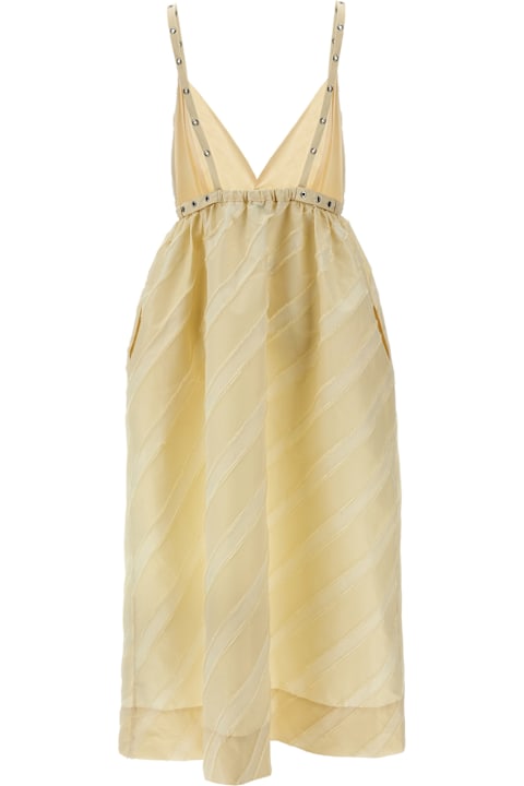 Homeware Ganni 'off-white Stripe Strap' Dress