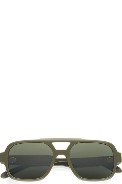 Homeware Emmanuelle Khanh Emmanuel Kahn Hero 375 Verde Oliva Sunglasses