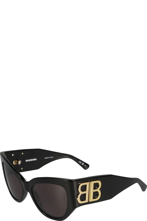 メンズ Balenciaga Eyewearのアイウェア Balenciaga Eyewear Bb Embossed Cat-eye Sunglasses