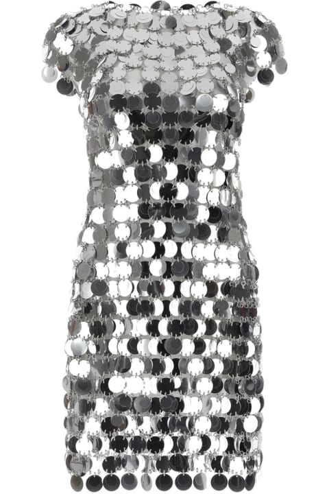 Paco Rabanne for Women Paco Rabanne Black Maxi Sequins Mini Dress