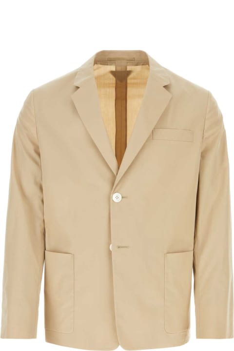 Coats & Jackets Sale for Men Prada Beige Cotton Blazer