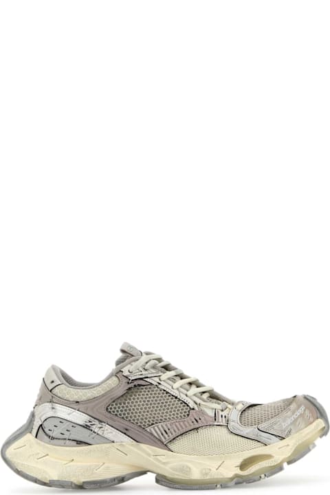 Balenciaga Sneakers for Men Balenciaga Multicolor Synthetic Leather And Mesh Stapler Sneakers