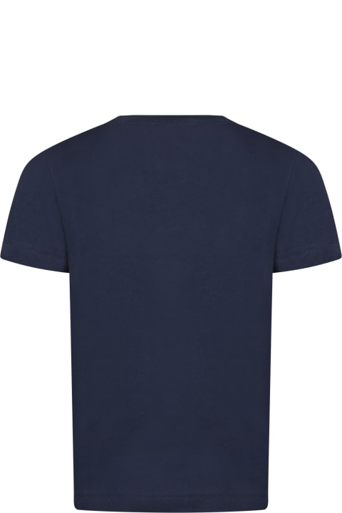 Levi's for Kids Levi's Blue T-shirt For Kids With Logo Patch