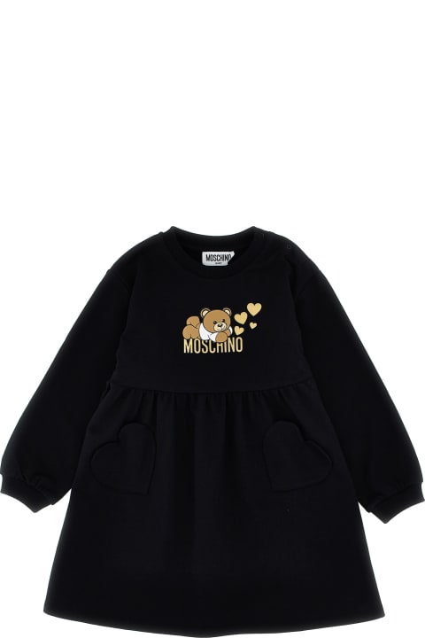 Moschino Dresses for Baby Girls Moschino Logo Print Dress