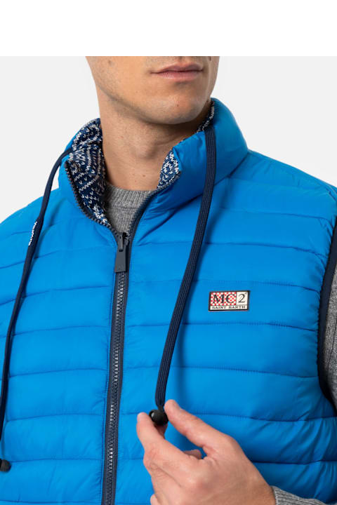 Homeware MC2 Saint Barth Man Bluette Padded Vest Aspen