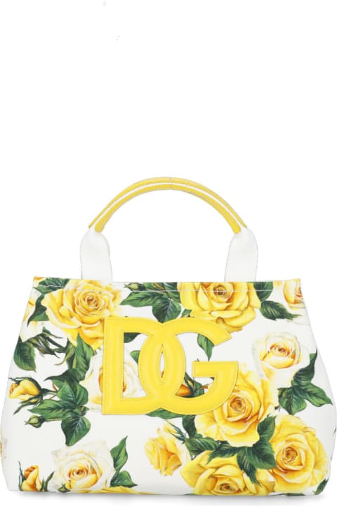 Fashion for Girls Dolce & Gabbana Canvas Bag With Logo