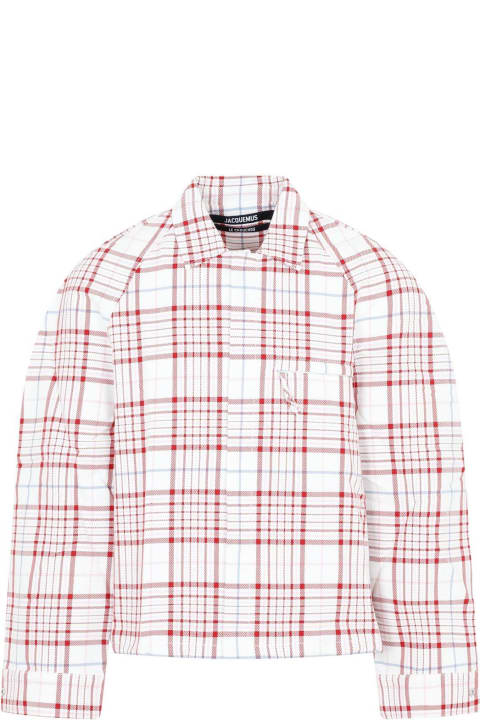 Fashion for Men Jacquemus Checked Long-sleeved Shirt