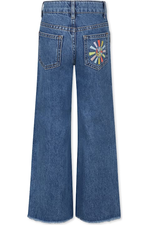 ملابس تحتية لـ بنات Rykiel Enfant Denim Jeans For Girl With Logo