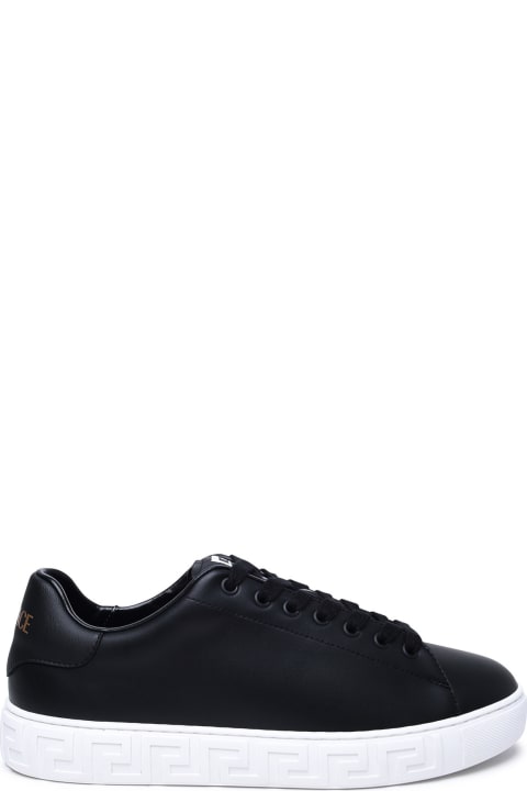 Versace Sneaker Mix Tessuti crosta vitello italist ALWAYS LIKE