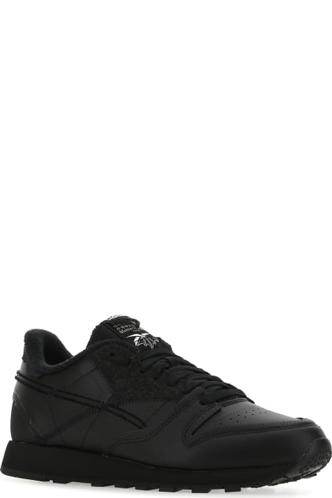 Reebok for Men Reebok Black Leather And Fabric Project 0 Cl Memory Of Sneakers