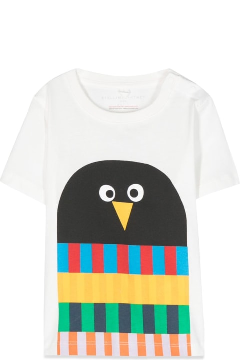 Topwear for Baby Boys Stella McCartney Kids Penguin T-shirt