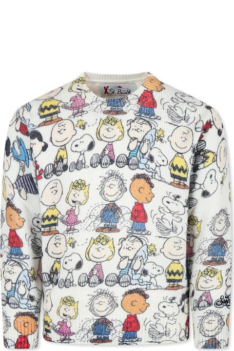 Homeware MC2 Saint Barth Multicolor Sweat For Boy With Peanuts