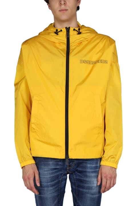 Dsquared2 Coats & Jackets for Men Dsquared2 Windbreaker With Logo