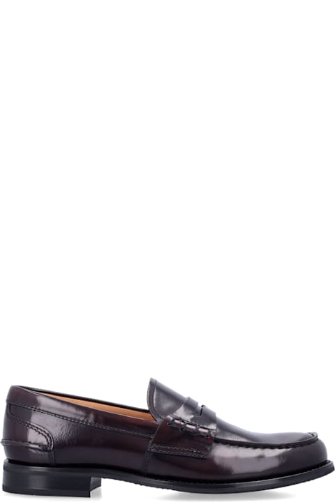 Church's for Kids Church's Pembrey W 5 Polished Fumè Loafer