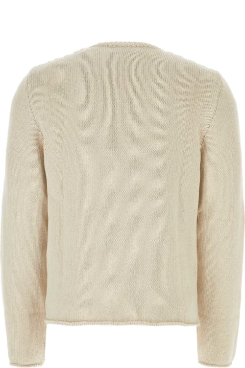 Courrèges Sweaters for Men Courrèges Sand Cotton Blend Sweater