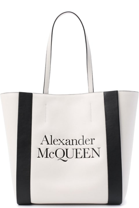 ウィメンズ Alexander McQueenのトートバッグ Alexander McQueen Logo Tote