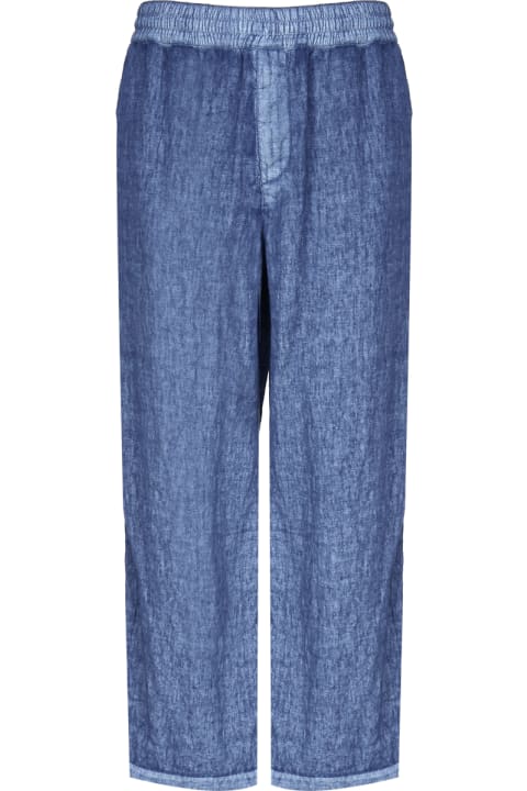 Homeware Burberry Ekd Motif Straight-leg Trousers