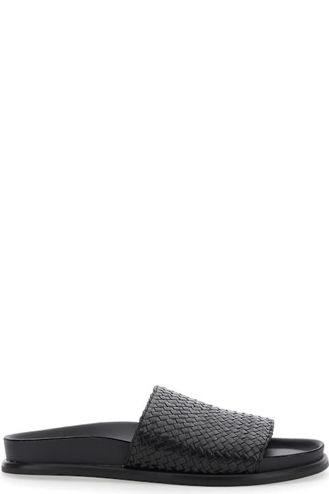 Vagabond Shoes for Women Vagabond Black Sandals With Braided Design In Leather Woman