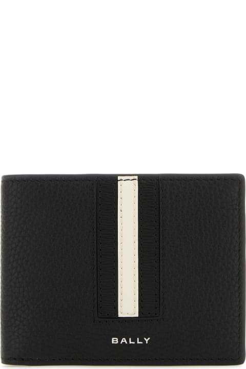 Bally Wallets for Men Bally Black Leather Wallet