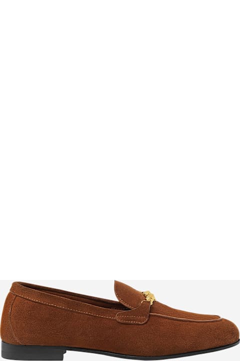 Versace Medusa Suede Loafers