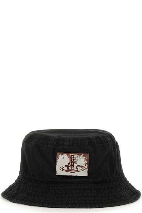 Vivienne Westwood Hats for Women Vivienne Westwood Bucket Hat With Logo