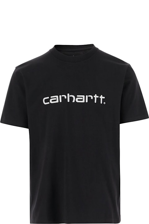 Carhartt WIP لـ Kids Carhartt WIP Logo Cotton T-shirt