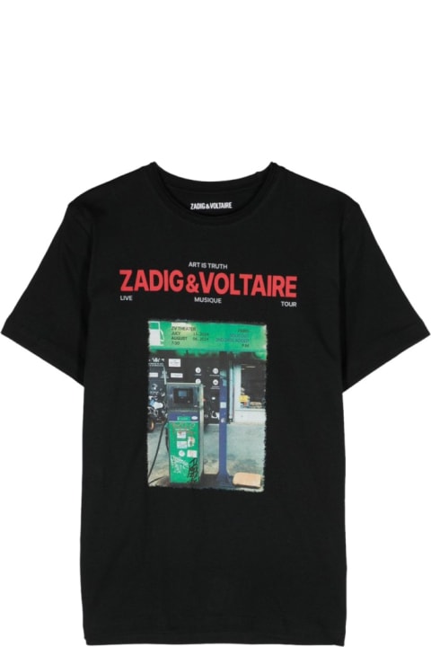 Zadig & Voltaire T-Shirts & Polo Shirts for Boys Zadig & Voltaire Tee Shirt
