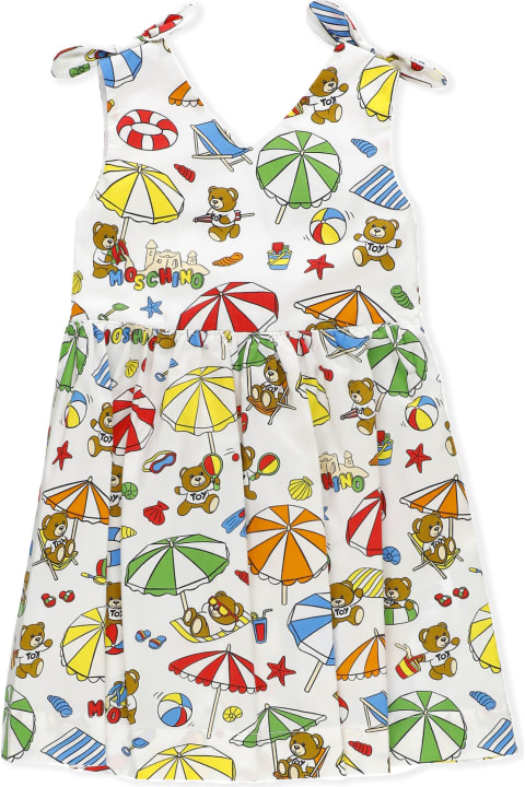 Dresses for Baby Girls Moschino Beach Teddy Bear Dress