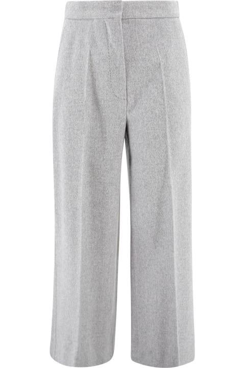 Max Mara Studio Pants & Shorts for Women Max Mara Studio High Waist Wide Leg Trousers