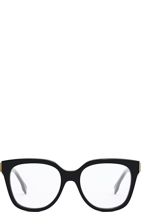 Fendi Eyewear Gloves for Women Fendi Eyewear Fe50064i Fendi First 001 Nero Gloves