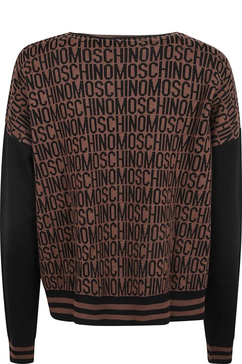 Moschino for Women Moschino Logo Knit Monogram Sweater