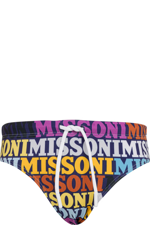 Missoni Kids Swimwear for Boys Missoni Kids Swimsuit With Logo
